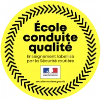 Label École conduite qualité, délivré par la Sécurité routière